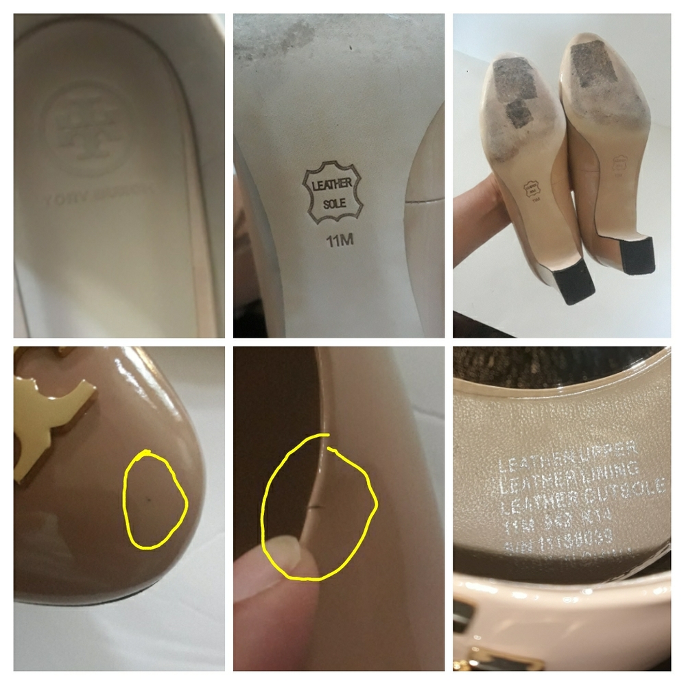 ⚡SOLD⚡Tory Burch 'Raleigh' Patent Leather Pump 1M - Picture 8 of 8